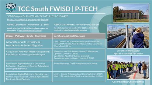 TCC South/FWISD One-pager